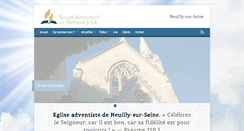 Desktop Screenshot of adventiste-neuilly.com